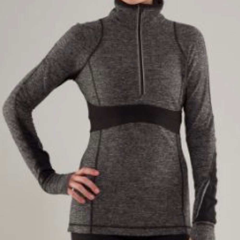Lululemon Full Tilt Pullover 1/2 Zipper Size 6